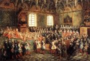 Nicolas Lancret Seat of Justice in the Parliament of Paris in 1723 oil on canvas